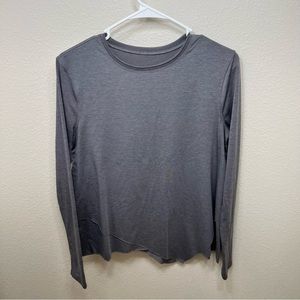 Lululemon Gray Top Long Sleeve